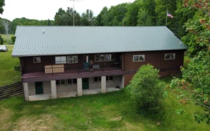 Back view of club
