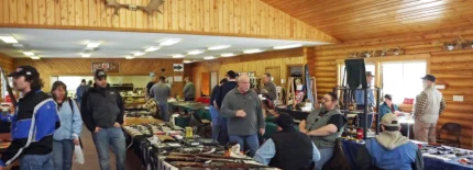 Gun and Knife show, Sagola Township Sportsmen's Club Gun Show, Sportsman's Club, gun show, knife show, guns, knives, vendors, side-by-side, Sagola, Channing, Michigan, MI
